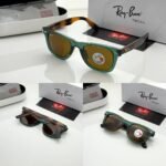 First Copy RayBan 2140 Tiger Green Brown Sunglasses