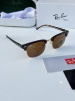 First Copy RayBan 3016 Brown Gold Sunglasses