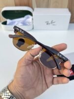 First Copy RayBan 3016 Brown Gold Sunglasses