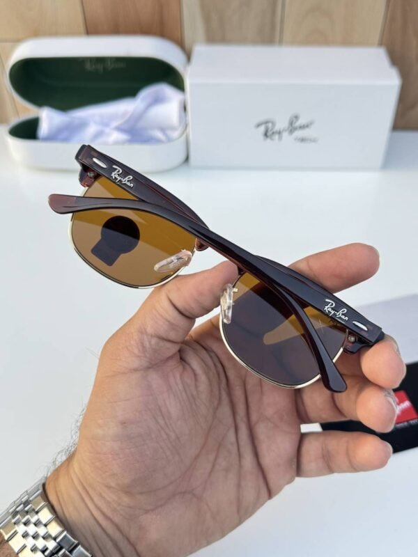 First Copy RayBan 3016 Brown Gold Sunglasses