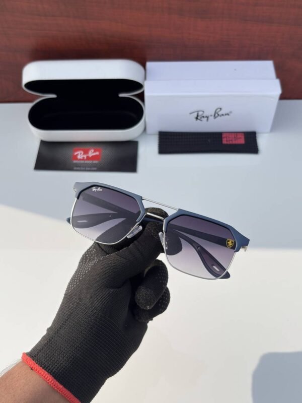 First Copy RayBan 04 Silver Blue Sunglasses
