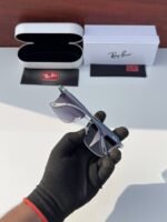First Copy RayBan 04 Silver Blue Sunglasses