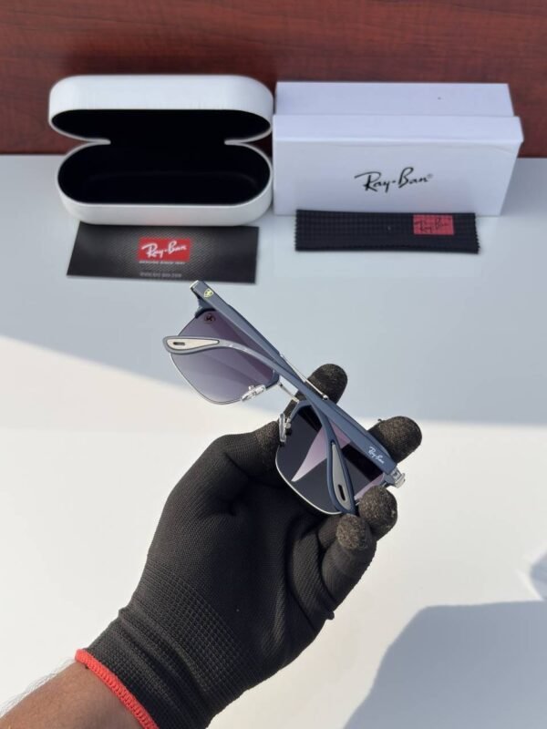 First Copy RayBan 04 Silver Blue Sunglasses